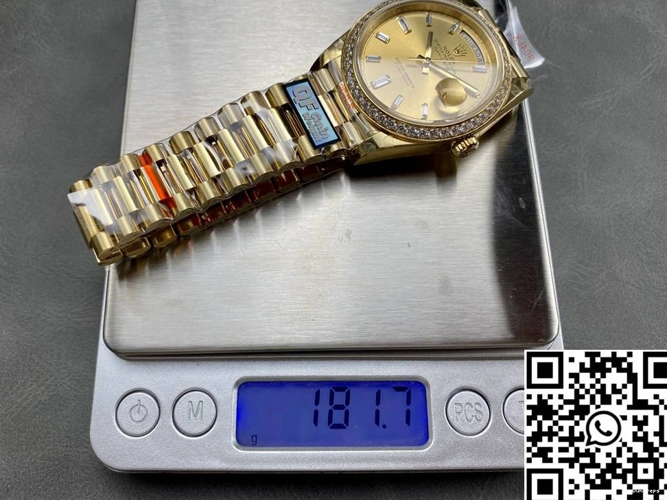 Day QF Rolex M228348rbr-0002 Tungsten Dial Steel Factory Gold v5 Date 0413